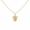 collier-pendentif diamant-nid d'abeille-18k-or