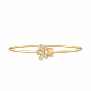 nid d'abeille-bracelet-or-18k-or