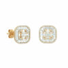 boucles d'oreilles diamant et pierre précieuse - boucles d'oreilles Amelia - boucles d'oreilles 18k-or