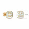 boucles d'oreilles diamant et pierre précieuse - boucles d'oreilles Amelia - boucles d'oreilles 18k-or