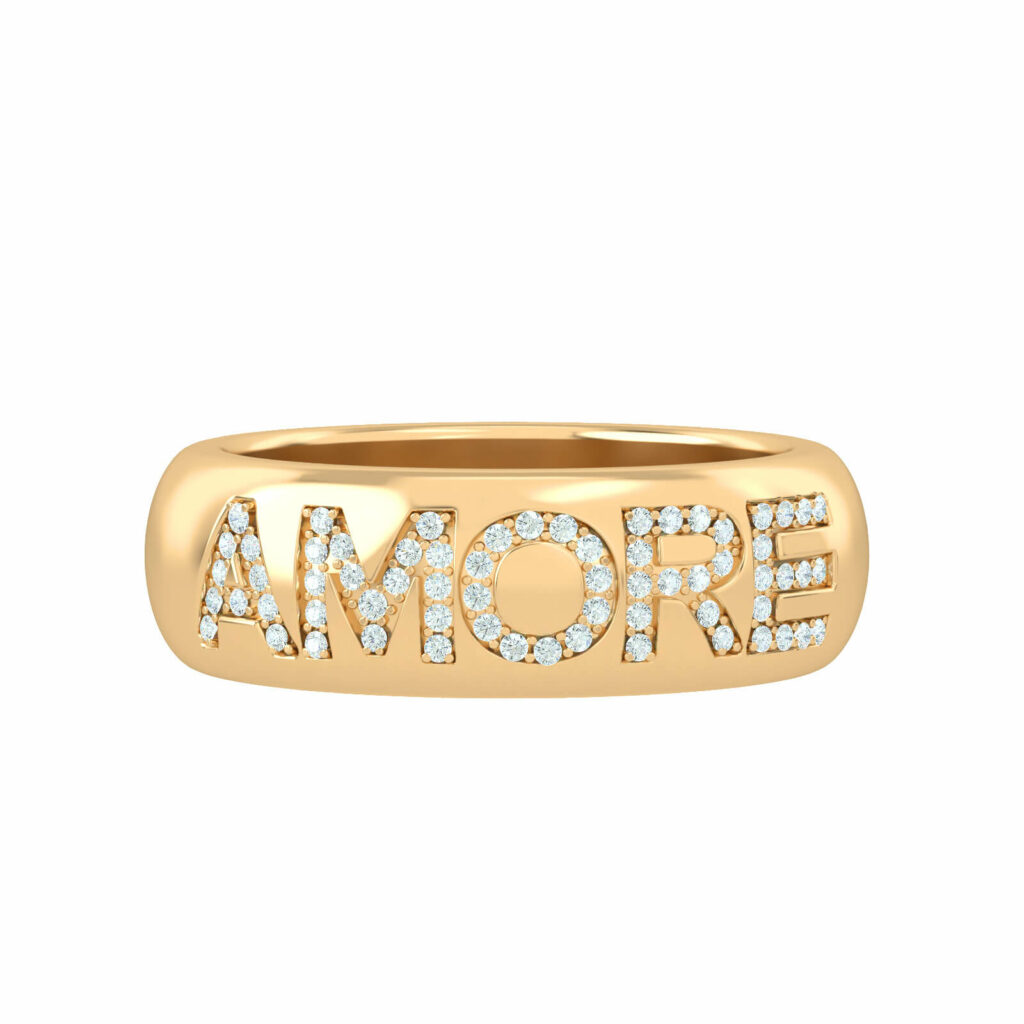 anello diamante-amore-mio-amore-18k-oro