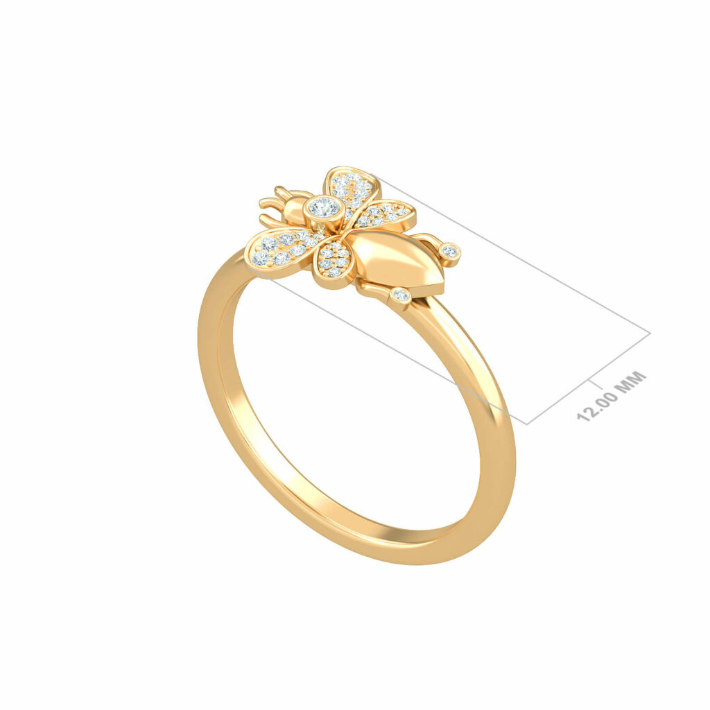 Bague abeille Y TAILLE