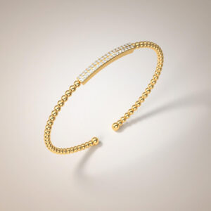 bracciale a doppia linea-diamante-parigi-dubai-18k-oro