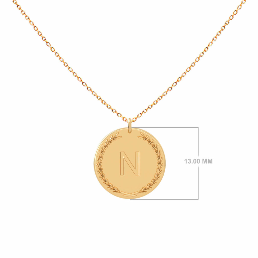 anpassbarer-letter-anhänger-halskette-medaille-18k-gold