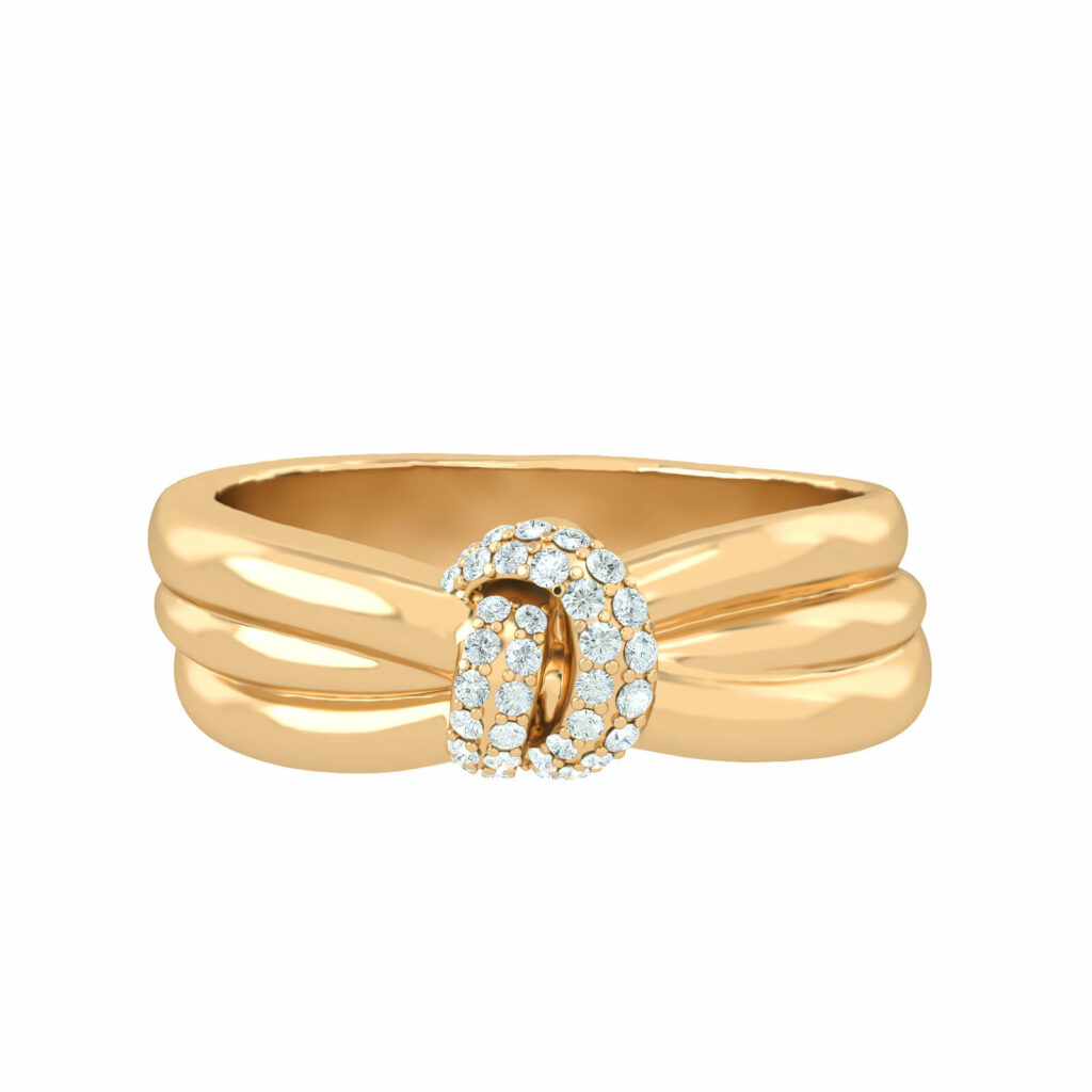 anello elegante-diamante-lara-18k-oro