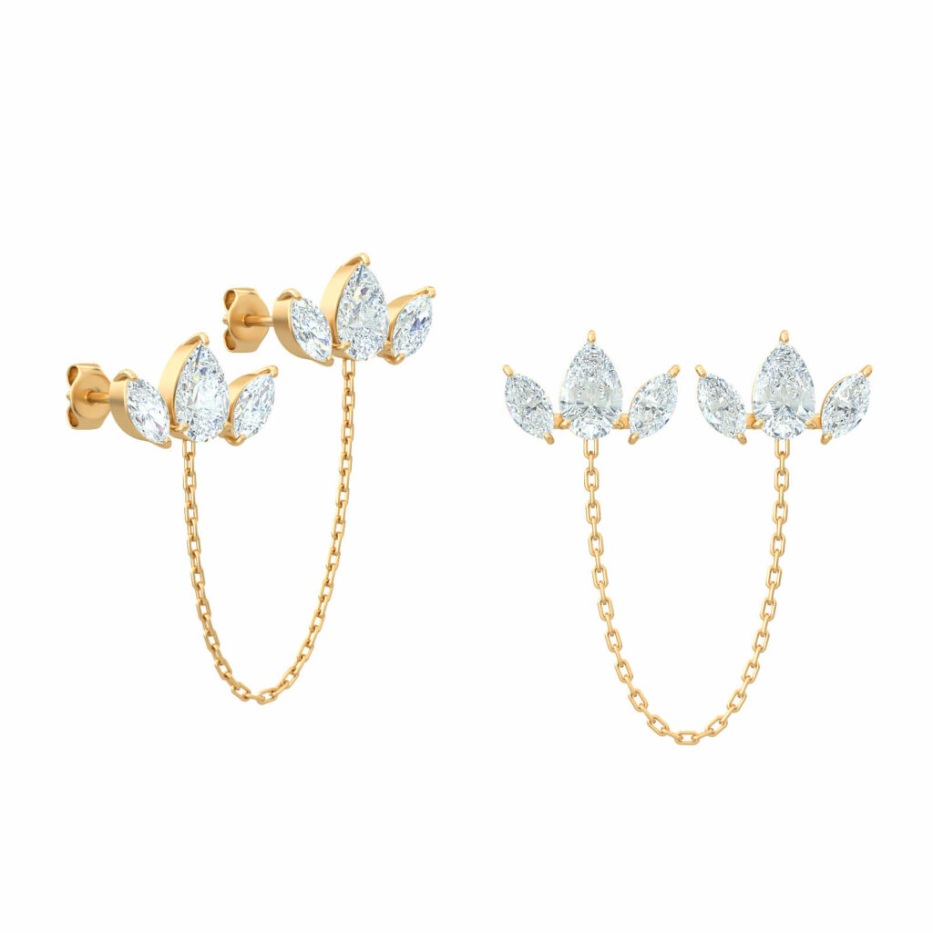 marquise-diamond-earrings-marquise-triplet-rope-earrings-18k-gold