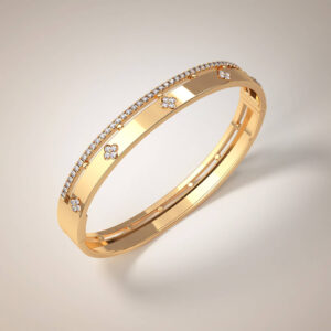 bracelet-bandeau en diamant-fée-18k-or