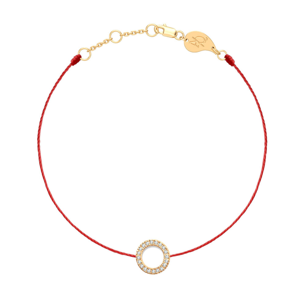 bracelet en fil de diamant-soleil-18k-or