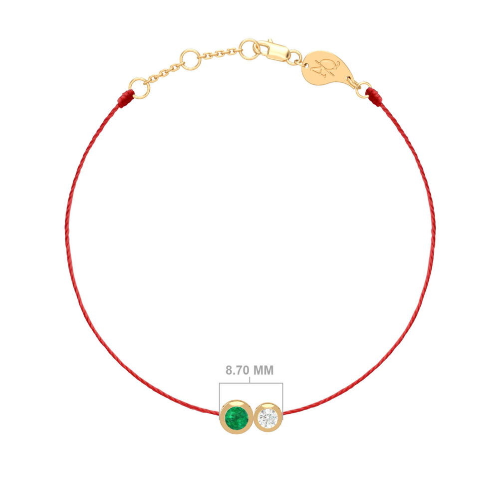 bracciale-filo-elastico-duo-diamanti-pietra preziosa-18k-oro