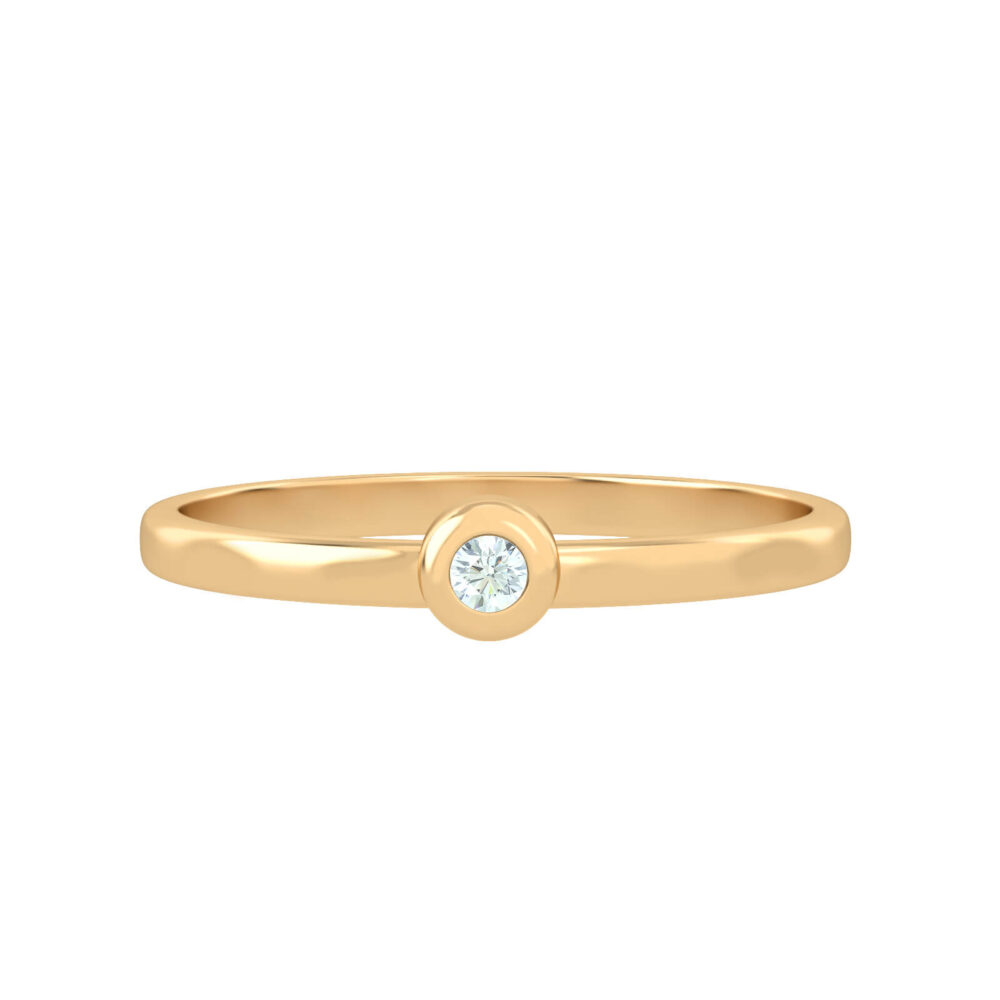 anello solitario-diamante-puro-18k-oro