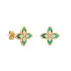 Boucles d'oreilles Ava PAIR Malachite Y