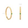 Earring-Hermes-Hoops-EMERALD-PAIR-Y-SIZE