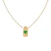 Collier Coeur EMERALD Y